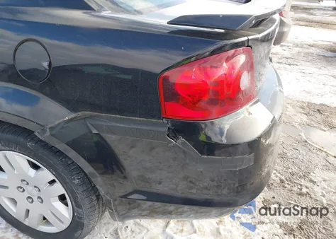 2013 Dodge Avenger Se из США, поврежденный, VIN 1C3CDZAB0DN567201